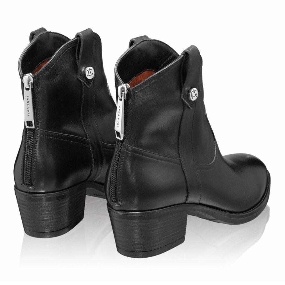 Anna Cori Vitello Negru Booties 9 - Picture 12 of 16